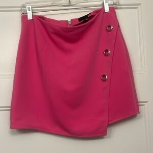 Hot pink REVOLVE mini skirt